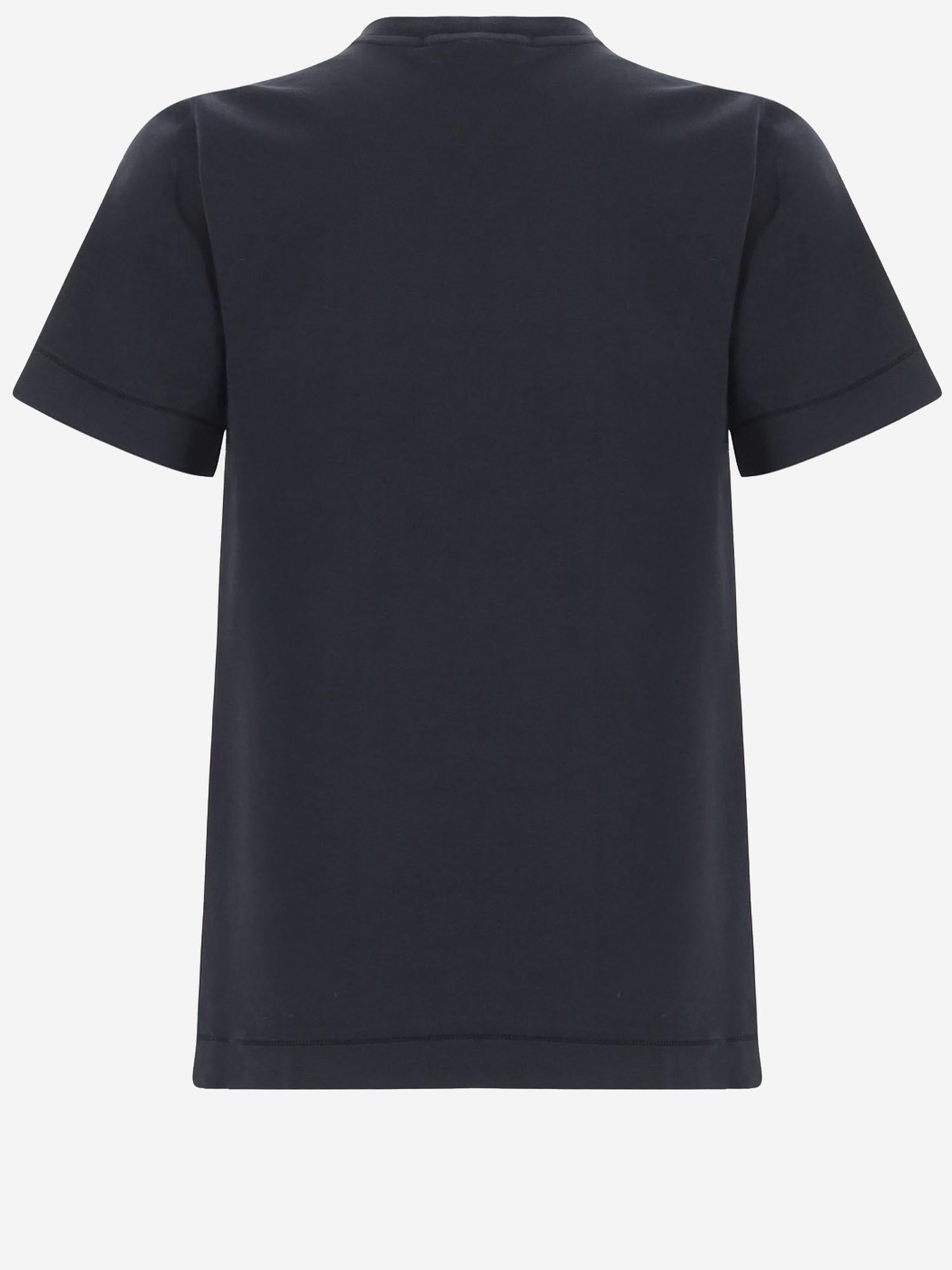 T-SHIRT IN COTONE CON LOGO 2100002 S0047V0020 STONE ISLAND KIDS 