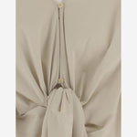 CAMICIA ROMY CON NODO FRONTALE E ORLO ASIMMETRICO WSH33 FAC1340085 DARKPARK 