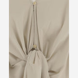 CAMICIA ROMY CON NODO FRONTALE E ORLO ASIMMETRICO WSH33 FAC1340085 DARKPARK 