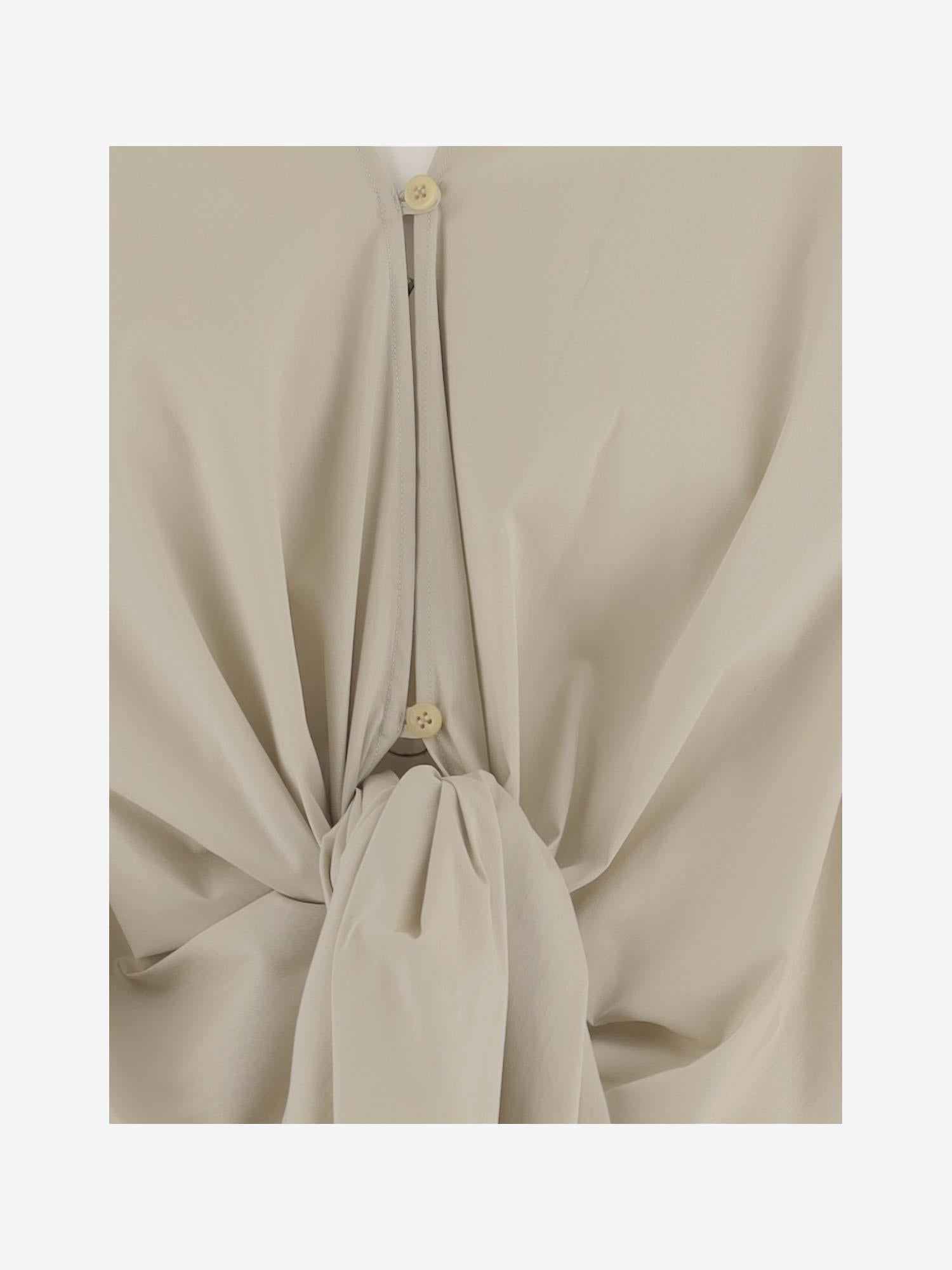 CAMICIA ROMY CON NODO FRONTALE E ORLO ASIMMETRICO WSH33 FAC1340085 DARKPARK 