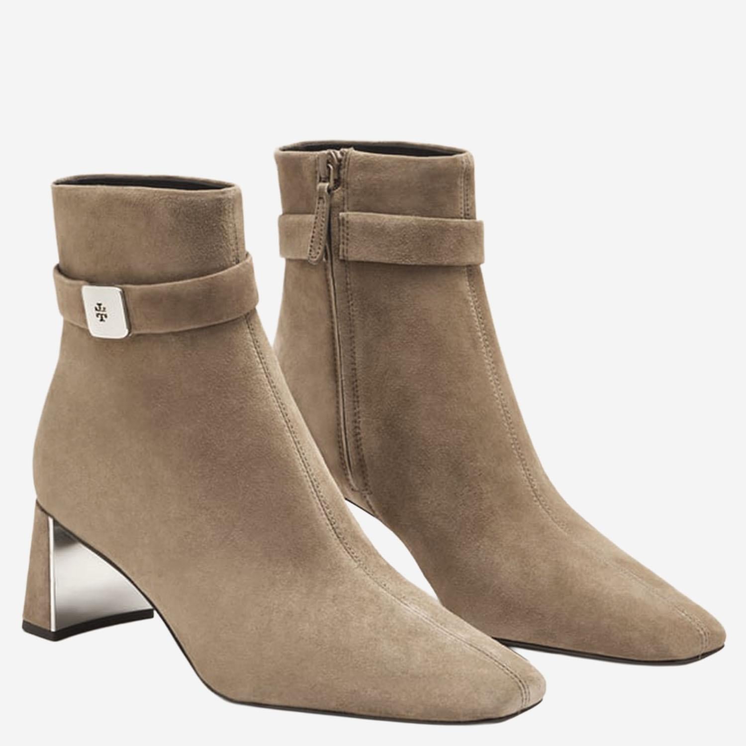 STIVALETTI GEORGIA IN PELLE SCAMOSCIATA 166780 037 TORY BURCH 