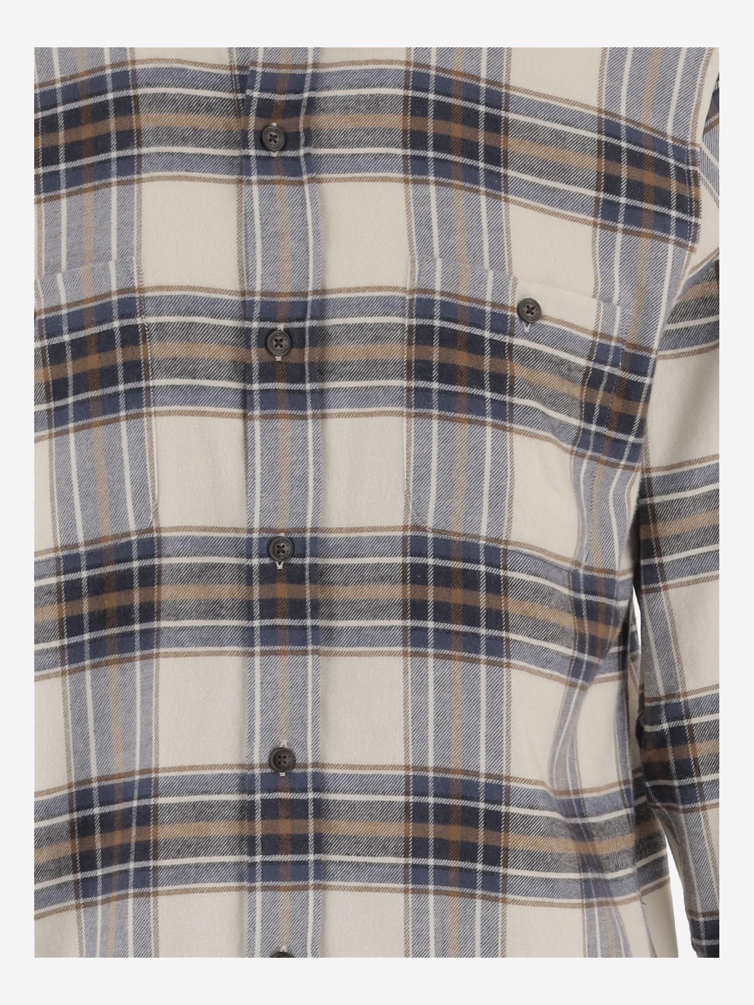 CAMICIA IN COTONE A QUADRI CFWOSI2001MRUT5058 8518 WOOLRICH 