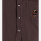 CAMICIA IN COTONE CON RICAMO POLO BEAR 710P00662 002 POLO RALPH LAUREN 