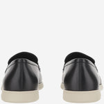 MOCASSINI GANICINI IN PELLE COSIMO 006NERONATURALENEWBISCOTTO SALVATORE FERRAGAMO 