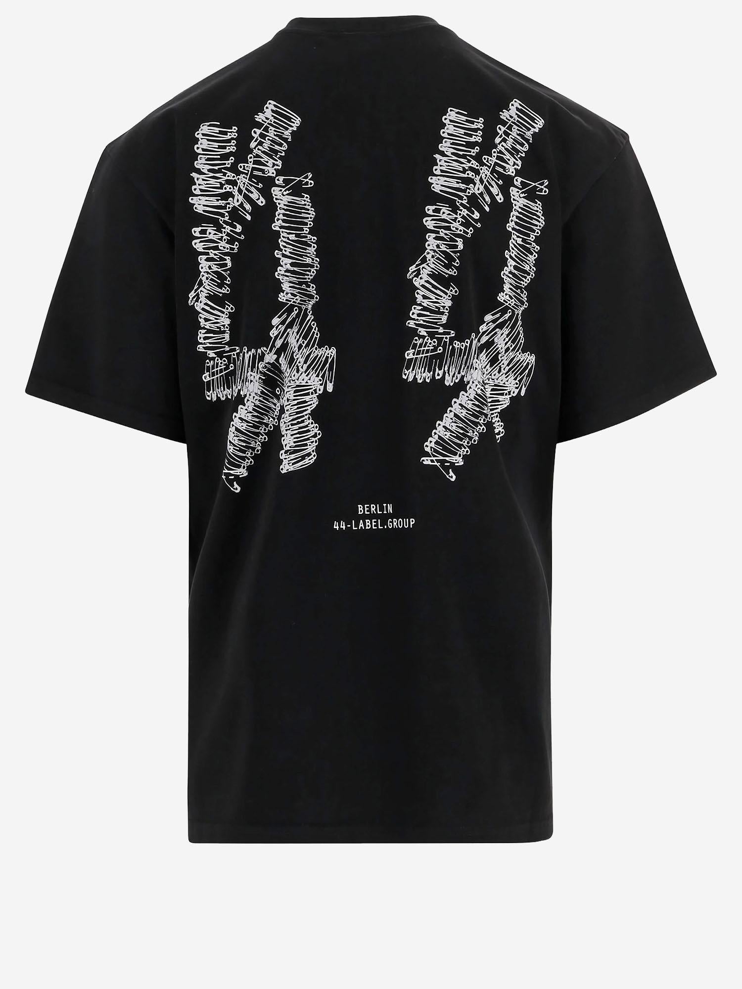 T-SHIRT IN COTONE CON STAMPA B0030556 FA706P783 44 LABEL GROUP 