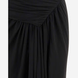 GONNA IN VISCOSA DRAPPEGGIATA 776439 Y7F981000 SAINT LAURENT 