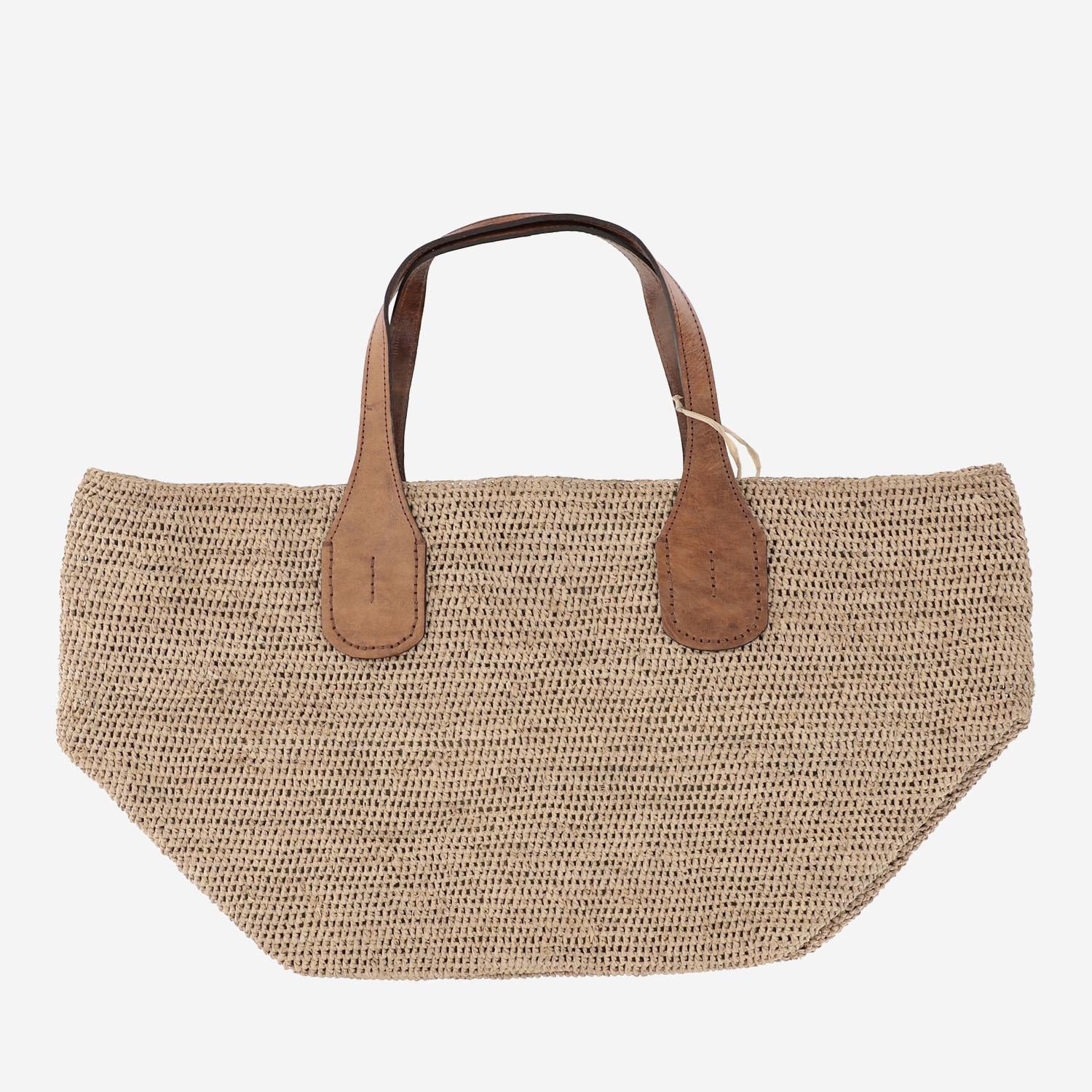 BORSA A CESTO TOKIO II IN RAFIA TOKYOII TEA IBELIV 