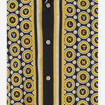 CAMICIA DA BOWLING IN COTONE CON STAMPA BULLES ROYALES 7V3AA111 AYQCLP VALENTINO 