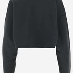 FELPA CORTA IN COTONE CON DECORAZIONE GWP02203 P00189690456 GOLDEN GOOSE 