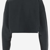 FELPA CORTA IN COTONE CON DECORAZIONE GWP02203 P00189690456 GOLDEN GOOSE 