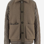 Giacca Military ibrida in misto lana italiana e cotone by Todd Snyder CFBLOU2008MRUT5212 6662 WOOLRICH 