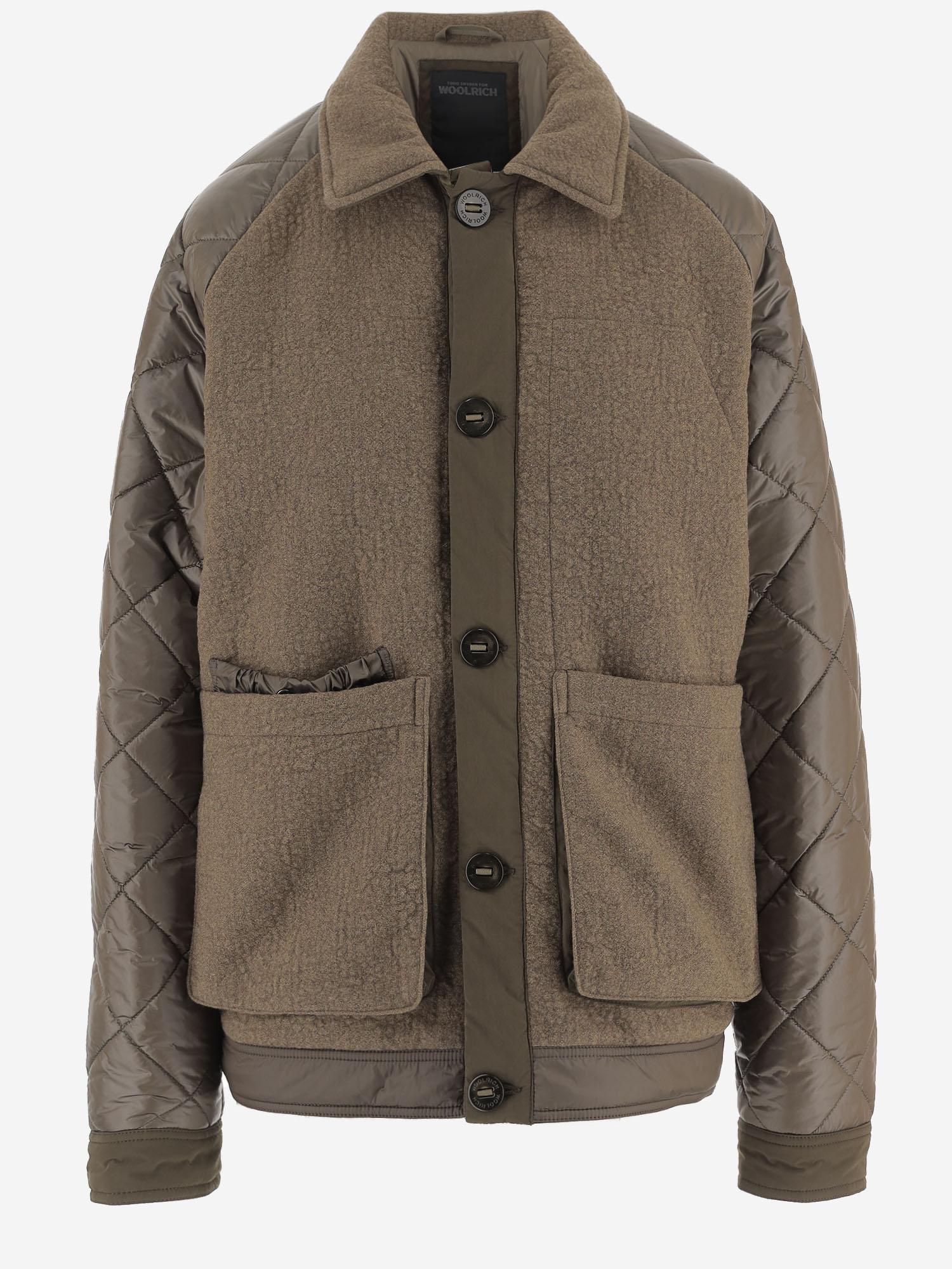 Giacca Military ibrida in misto lana italiana e cotone by Todd Snyder CFBLOU2008MRUT5212 6662 WOOLRICH 