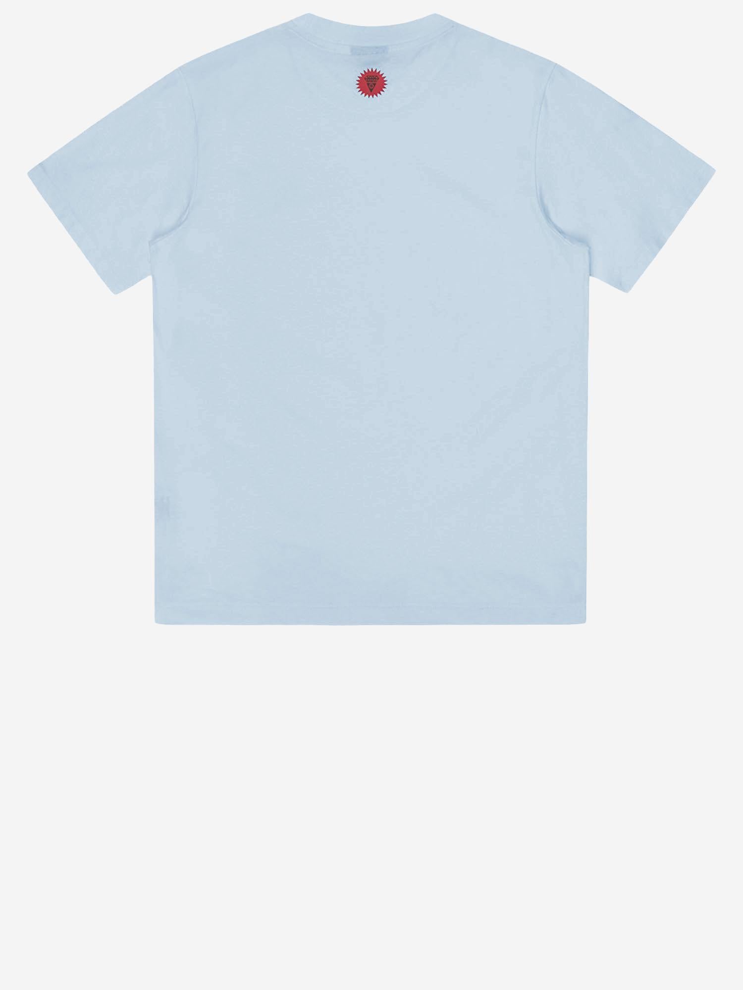 T-SHIRT IN COTONE CON LOGO IC26144 BLUE ICECREAM 