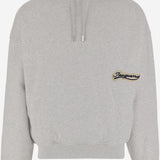 FELPA IN COTONE CON LOGO HOM00415AJ00126 9FI JACQUEMUS 