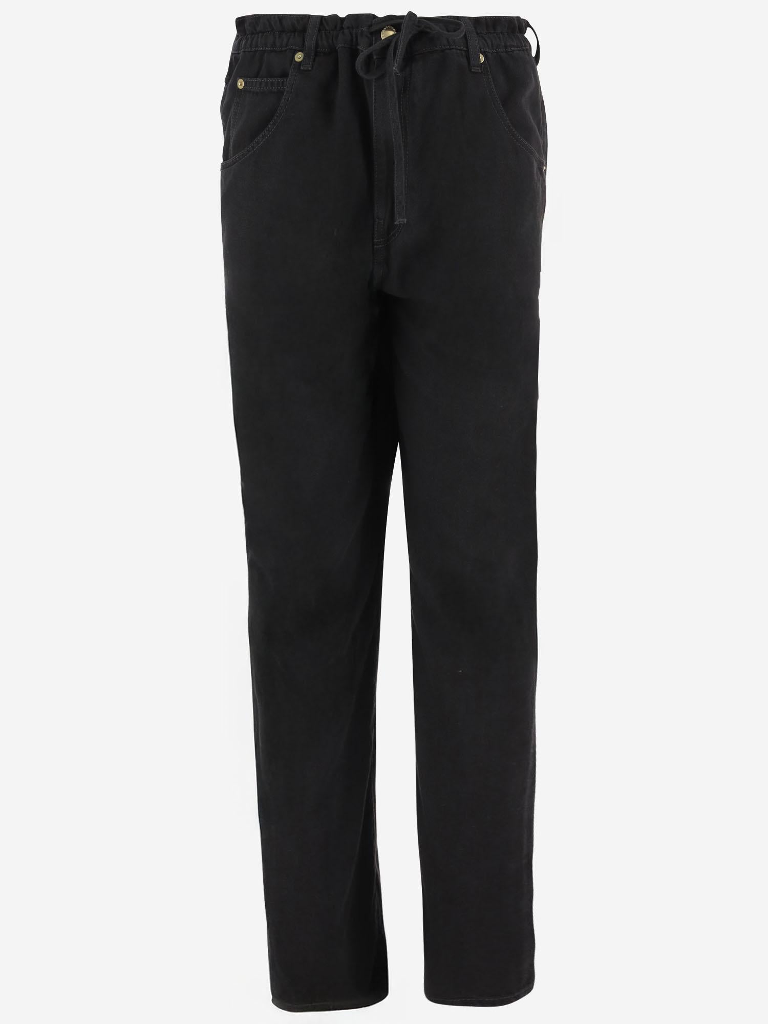 PANTALONI IRIS IN COTONE E LYOCELL CON COULISSE WTR37 TBK010099 DARKPARK 