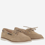 MOCASSINI GRACE IN CAMOSCIO CON DETTAGLI METALLO SD0539 P002I35 PINKO 