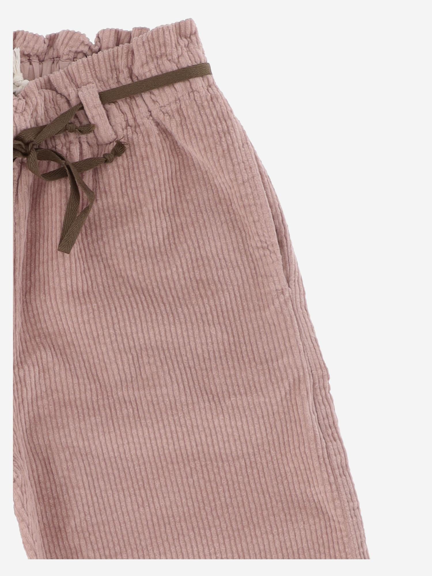 PANTALONI IN VELLUTO DI COTONE STRETCH 04548123 066 BABE & TESS KIDS 