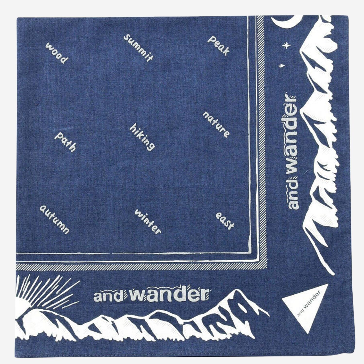 BANDANA IN COTONE CON STAMPA GRAFICA 5745987264 120 AND WANDER 