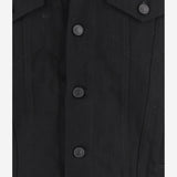 GIACCA IN DENIM NERO CON CHIUSURA A BOTTONI 849898 TTWA41000 BALENCIAGA 