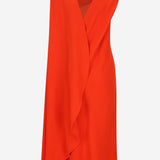 ABITO DRAPPEGGITO IN SETA E LANA 872272 TUT553941 BALENCIAGA 