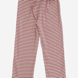 PANTALONI IN MISTO COTONE STRETCH CON MOTIVO A RIGHE 04618056 327 BABE & TESS KIDS 