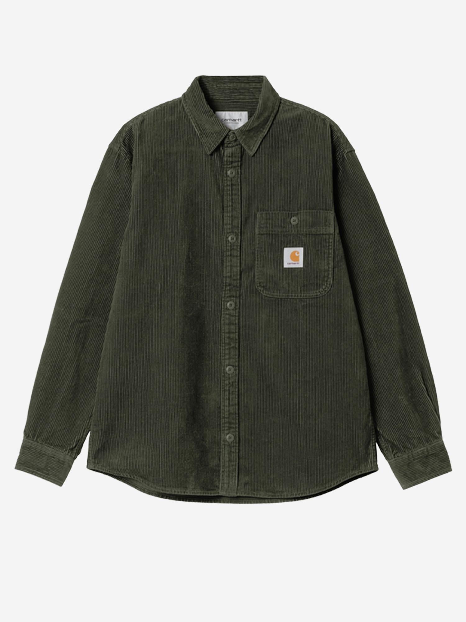 CAMICIA A COSTE IN COTONE CON LOGO I035837 2ZXXX CARHARTT WIP 