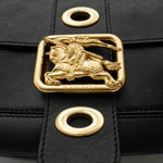 Borsa Rider piccola in pelle 8125498 BLACK BURBERRY 