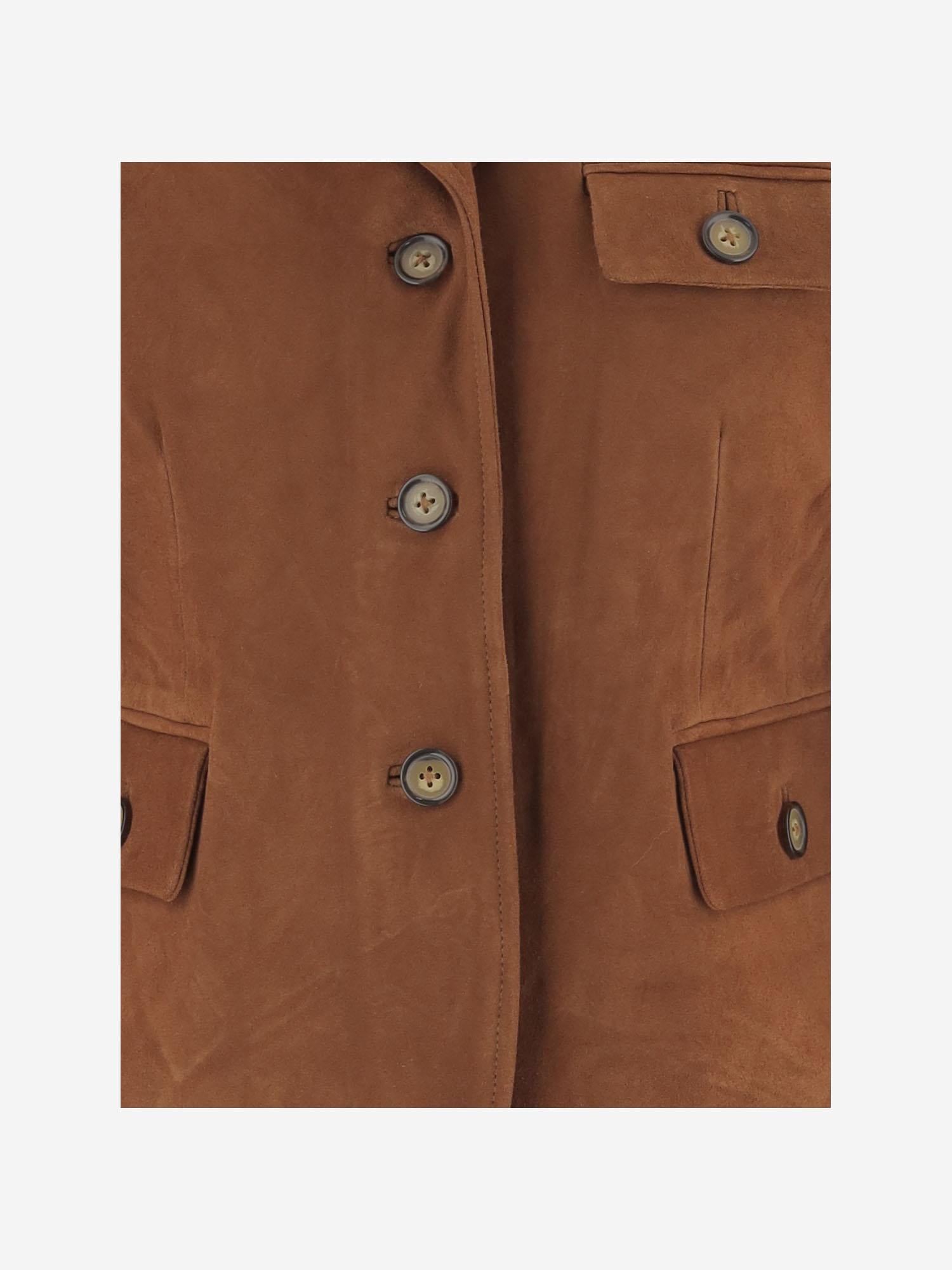 GIACCA IN PELLE SCAMOSCIATA DI CAPRA 21796 515 THE.GARMENT 