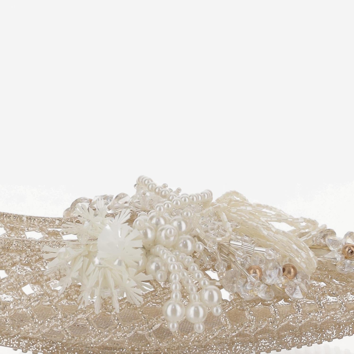 BALLERINE TRASPARENTI CON DECORAZIONE HJ25PSALST01GD01 GOLD HEAVENLY JELLY 