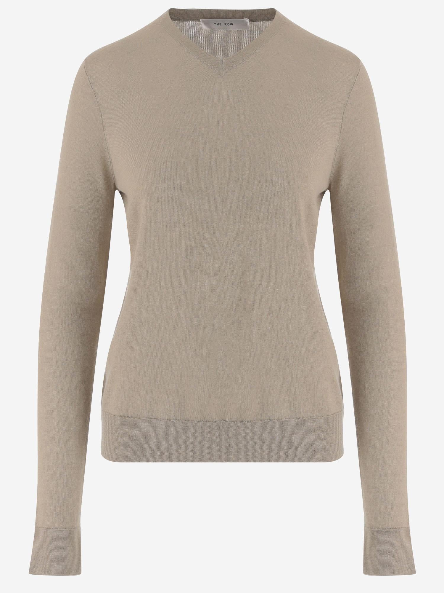 MAGLIA ONDRE IN CASHMERE E SETA 11078Y1001 TAU THE ROW 
