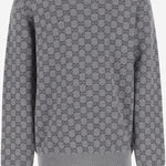 Maglione in jacquard di lana GG 834349 XKEZO1018 GUCCI KIDS 