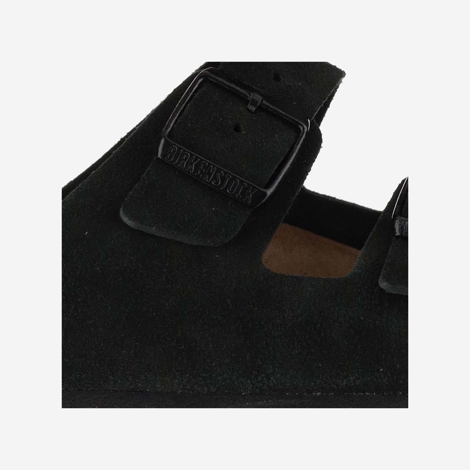 SANDALI ARIZONA IN SUEDE 951323 BLACK BIRKENSTOCK 