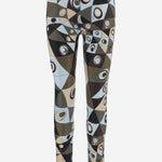 Leggings in licra stretch con Stampa Occhi 6HTT216H865 P18 EMILIO PUCCI 