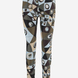 Leggings in licra stretch con Stampa Occhi 6HTT216H865 P18 EMILIO PUCCI 