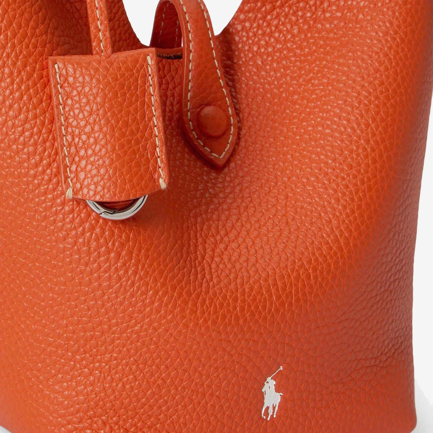 Tote Polo Play piccola in pelle martellata 428944657 016 POLO RALPH LAUREN 