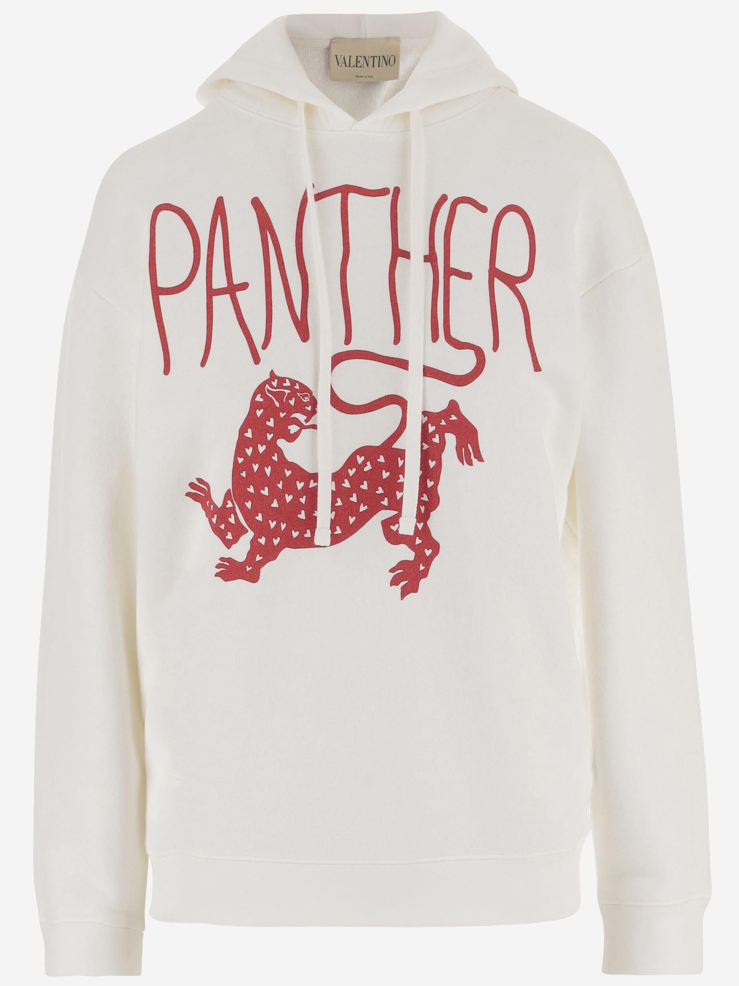 FELPA IN COTONE CON STAMPA 8B3MF25H A53AS0 VALENTINO 
