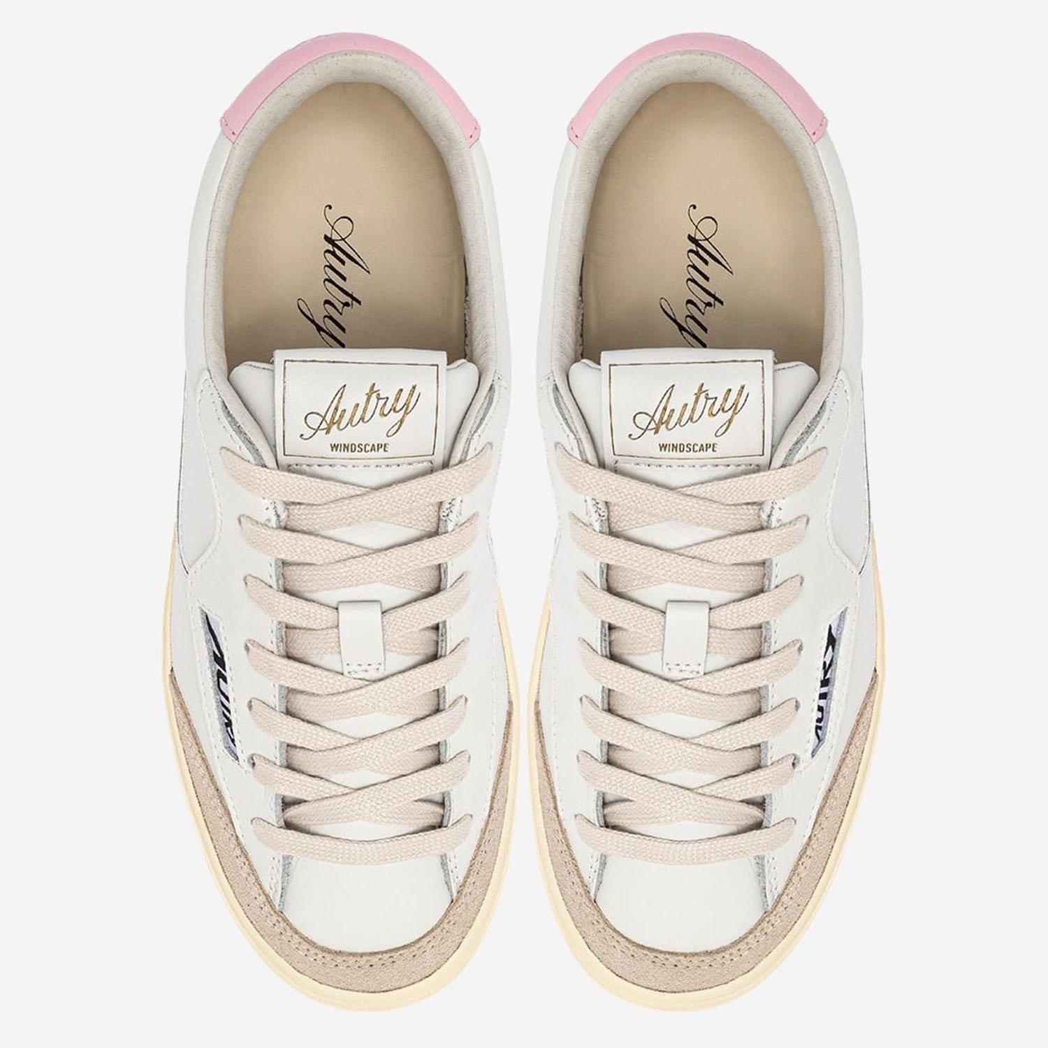 SNEAKERS WINDSCAPE LOW SCLWUK04 LEATSUEWHTFAIRYTALE AUTRY 