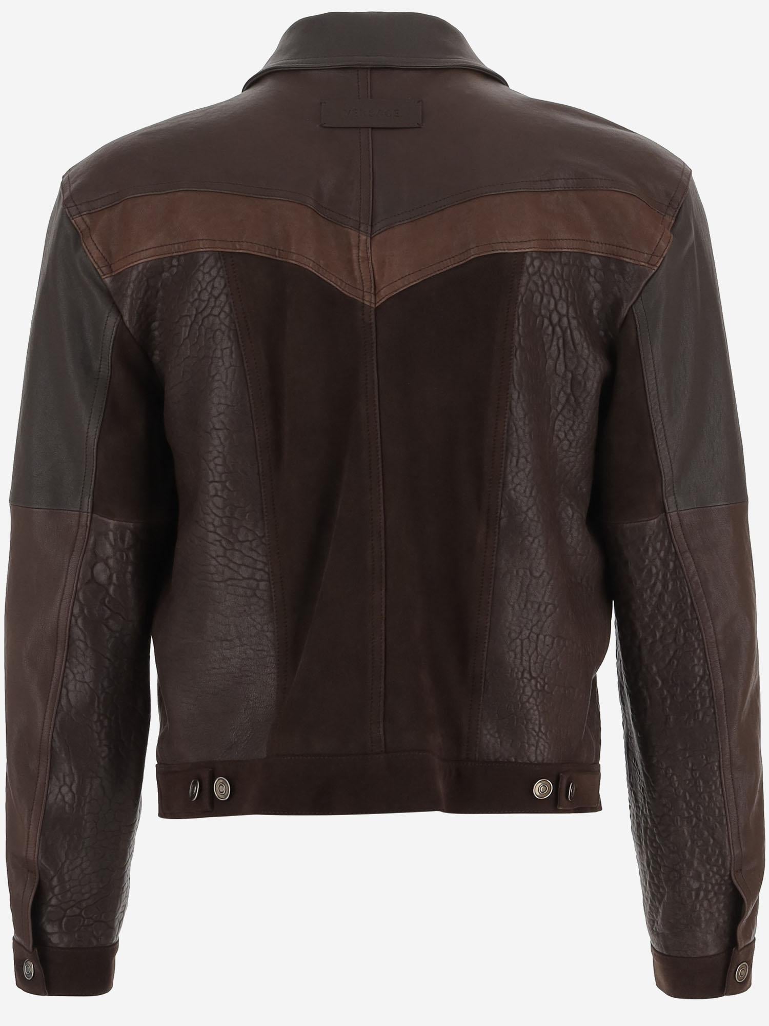 GIACCA IN PELLE 1024208 1A177661N260 VERSACE 