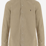 Camicia in velluto a coste beige 710P00518 004 POLO RALPH LAUREN 