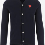 CARDIGAN IN LANA CON LOGO AXN803051 2 PLAY 