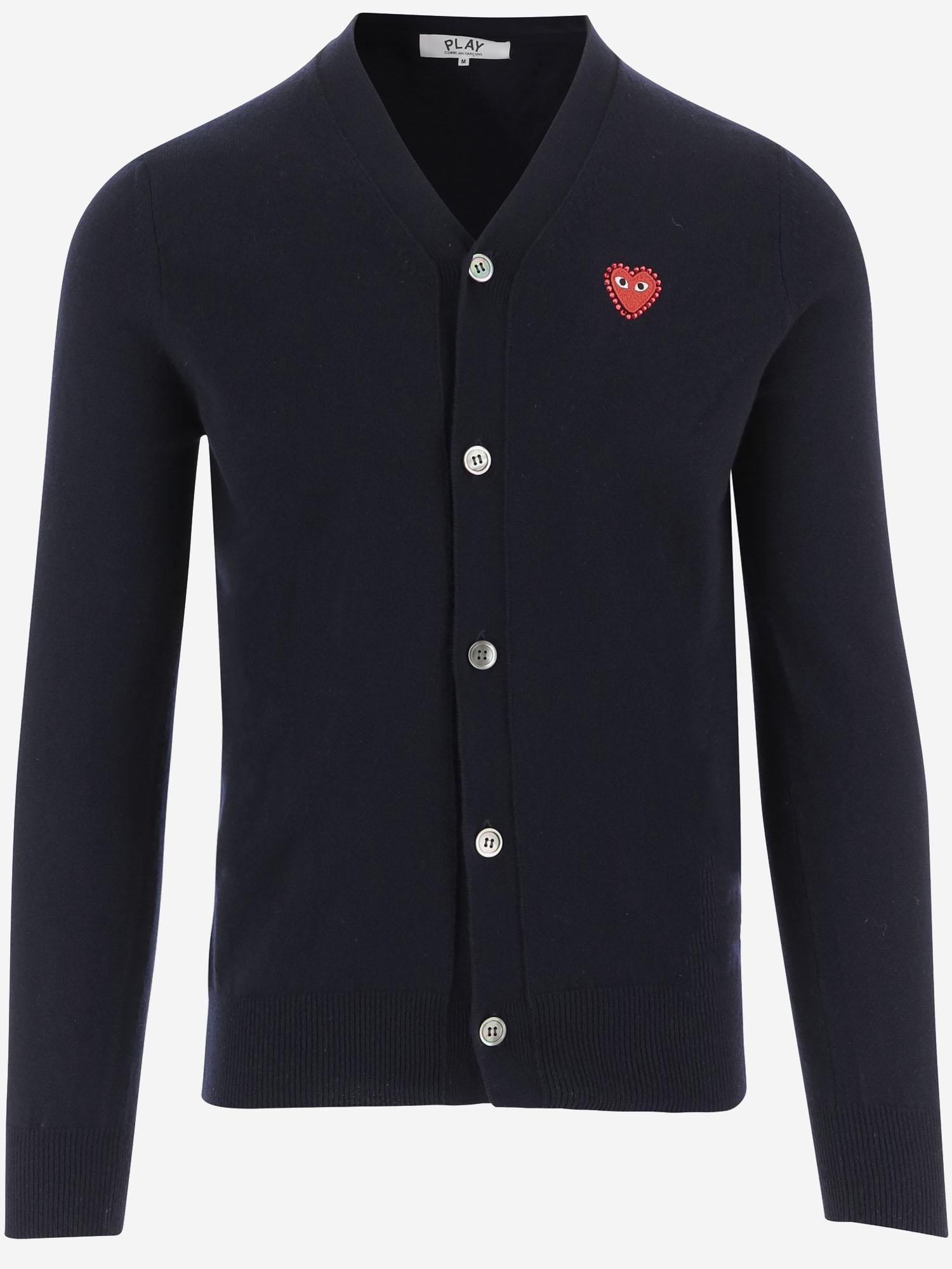 CARDIGAN IN LANA CON LOGO AXN803051 2 PLAY 