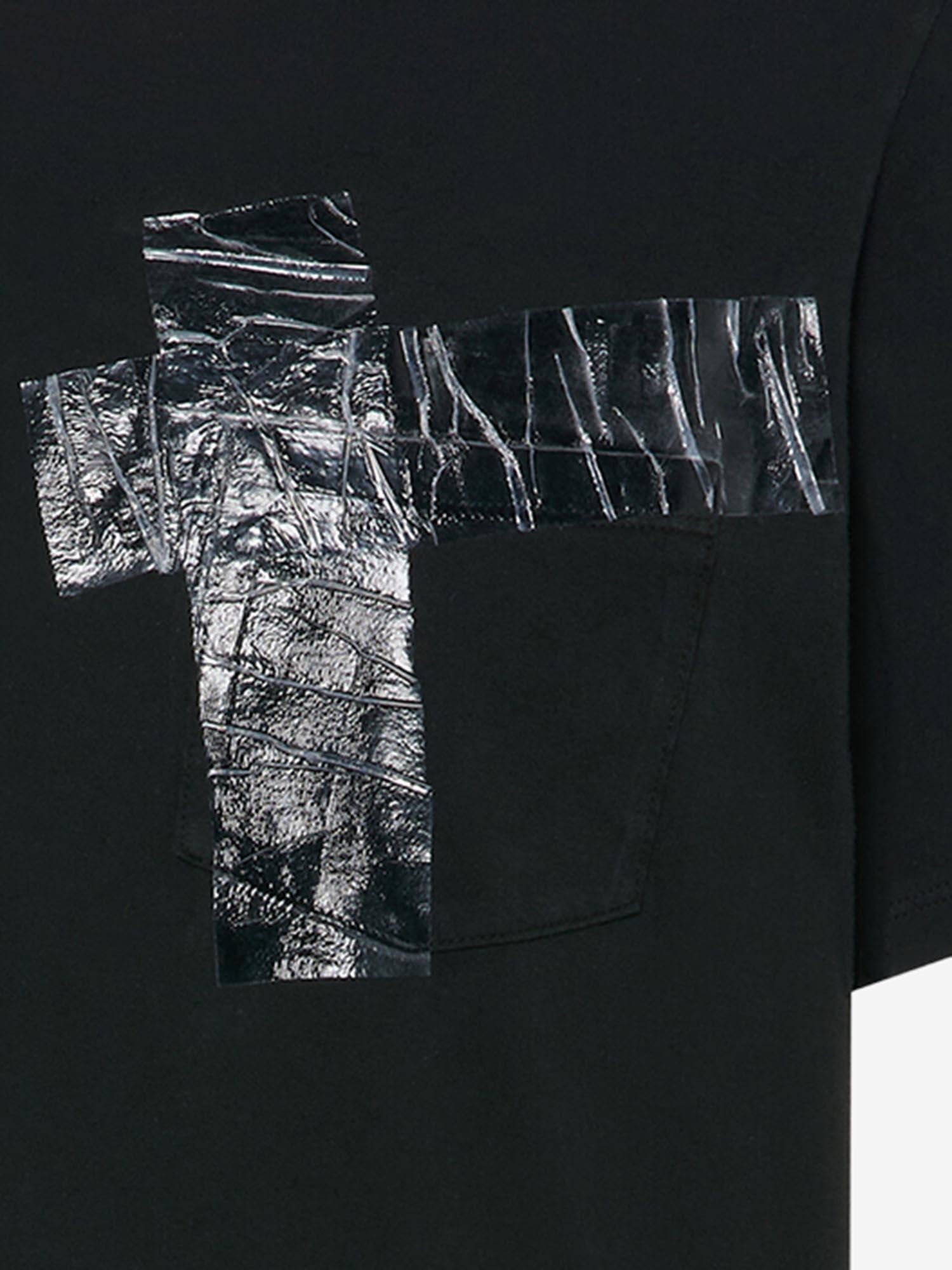 T-SHIRT IN COTONE CON CON NASTRO ADESIVO S67GC0048 S24575860 MAISON MARGIELA 