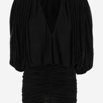 ABITO DRAPPEGGIATO IN VISCOSA 777910 Y5G291000 SAINT LAURENT 