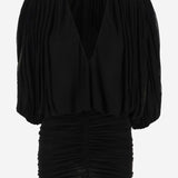 ABITO DRAPPEGGIATO IN VISCOSA 777910 Y5G291000 SAINT LAURENT 