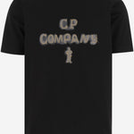 T-SHIRT IN COTONE CON LOGO 19CMTS111A 110301W999 CP COMPANY 