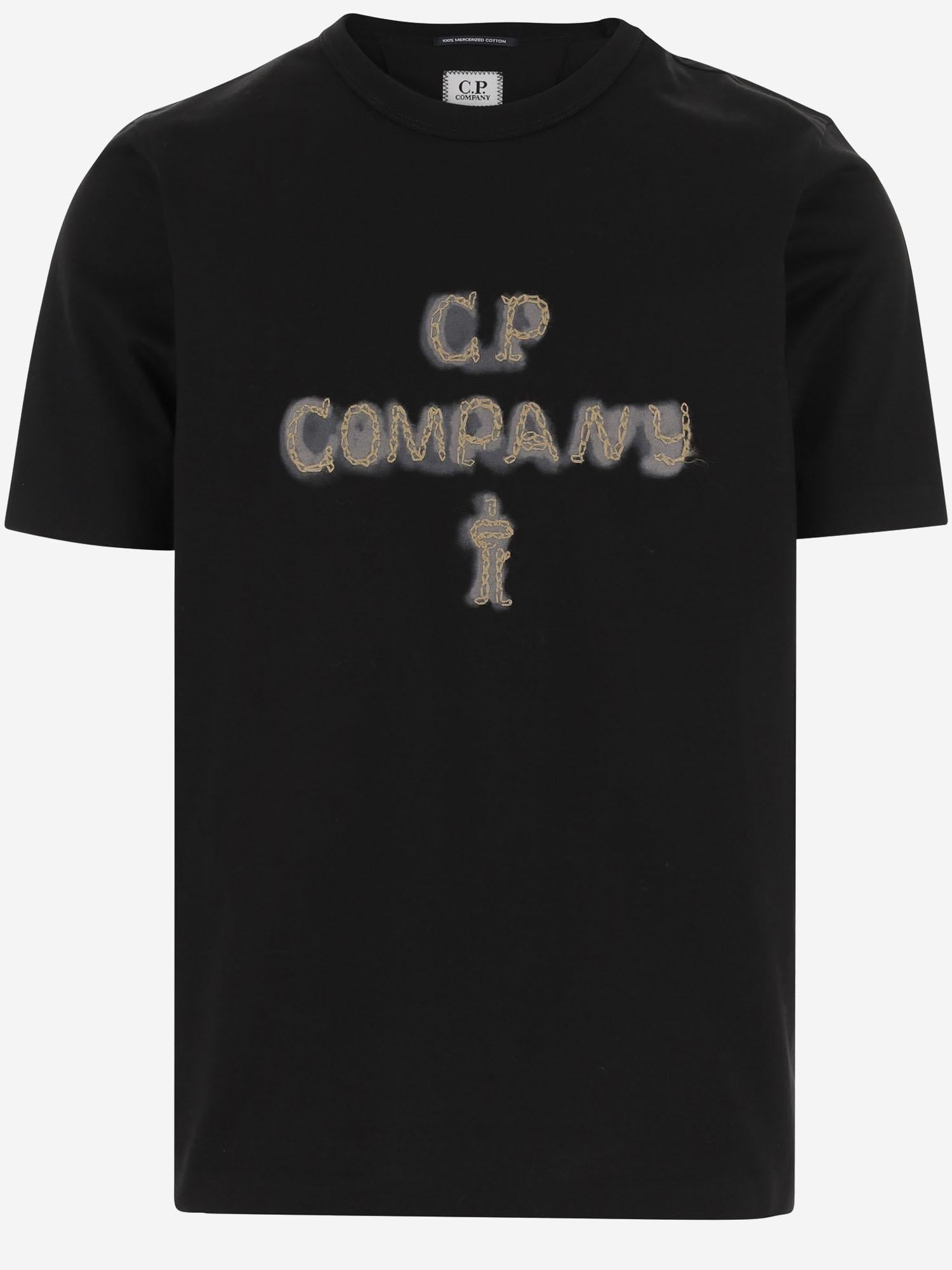 T-SHIRT IN COTONE CON LOGO 19CMTS111A 110301W999 CP COMPANY 