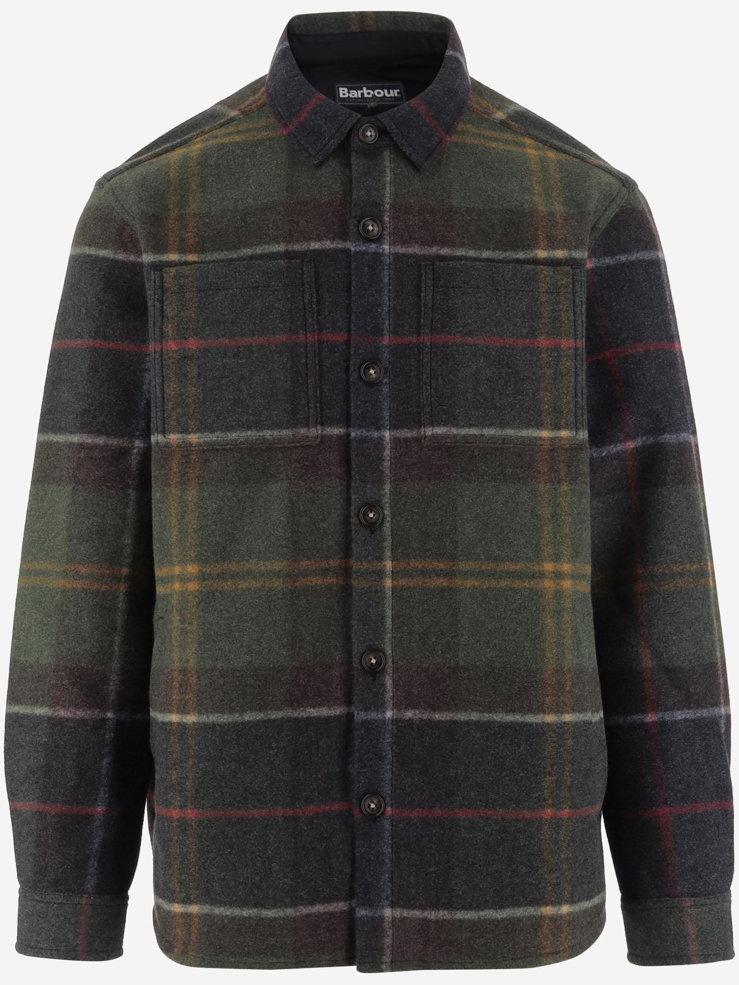 CAMICIA OVERSIZE CON MOTIVO CHECK MOS0400 TN11 BARBOUR 