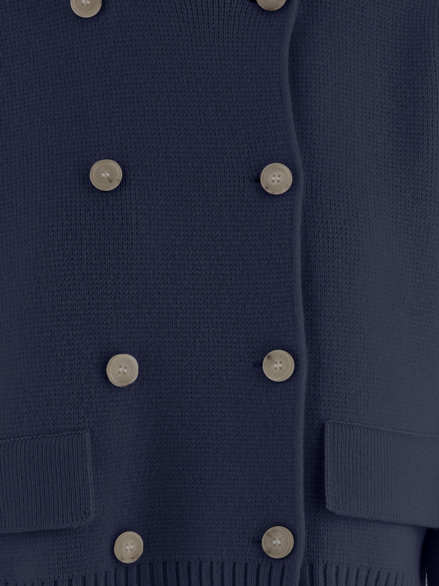 GIACCA DOPPIOPETTO IN MAGLIA DI CASHMERE KNCD2609 3 ARCH4 
