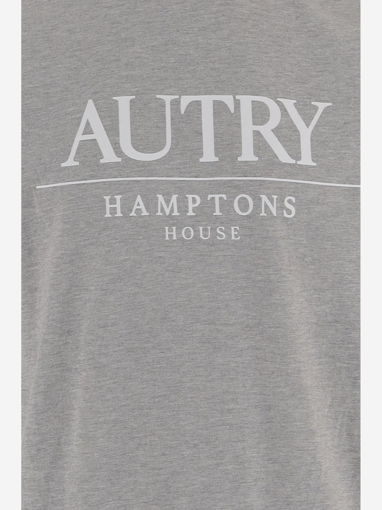 T-shirt in misto cotone con logo TSPM044D JERSEYDKMEL AUTRY 