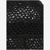 CAPPELLO BUCKET IN RETE CUFFIA BLACK REINHARD PLANK 